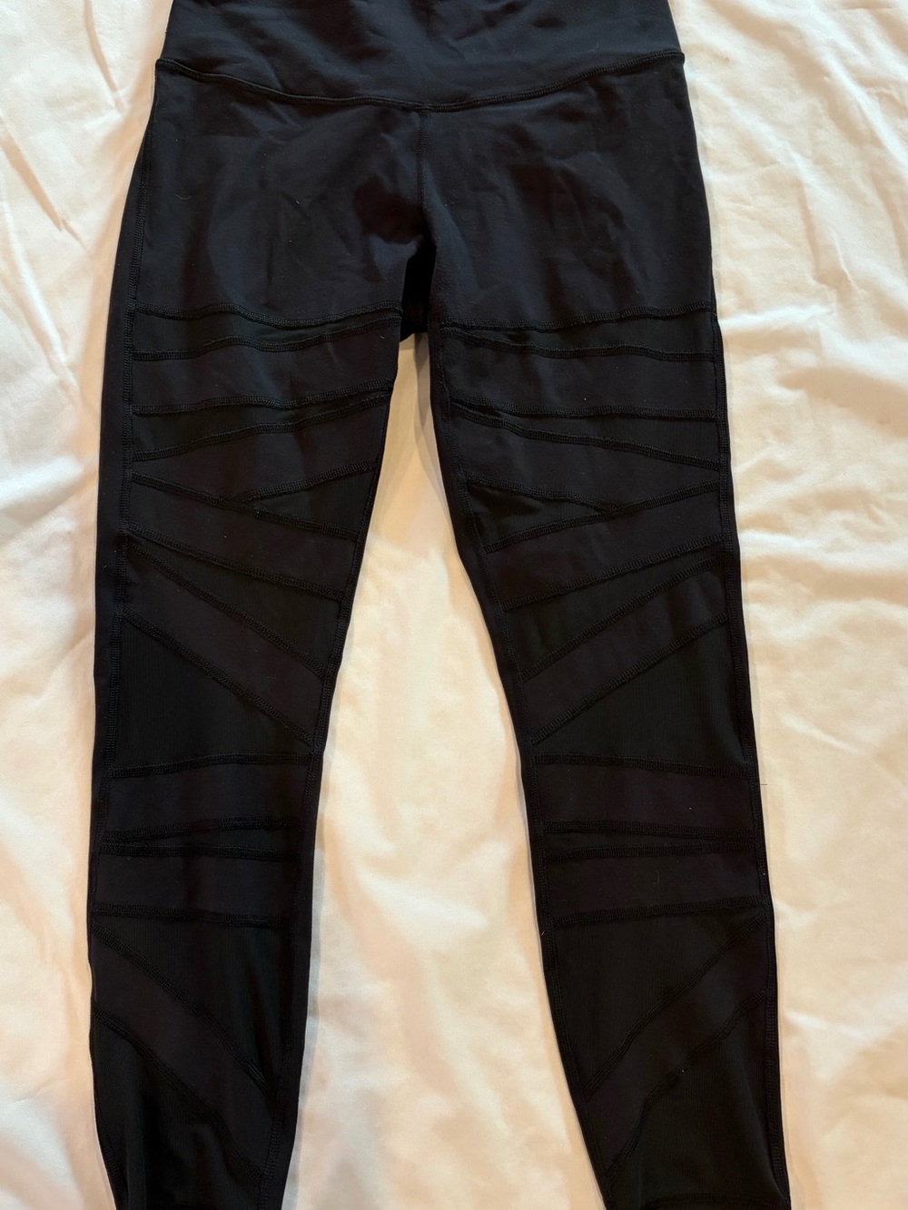 Lululemon Wunder Under High Rise Tech Mesh Leggings 8